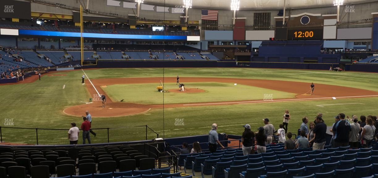 Tropicana Field - Section 106 Seat View