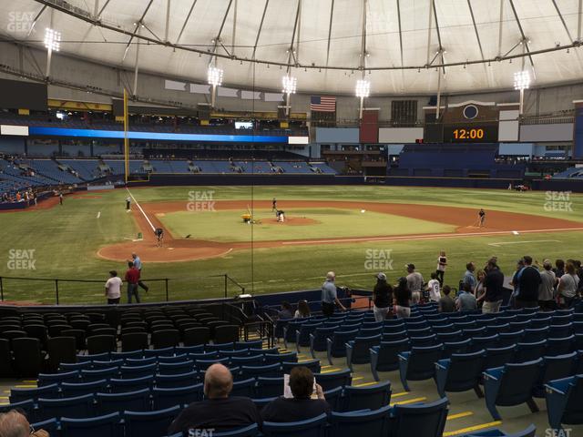 Tropicana Field - Section 106 Seat View