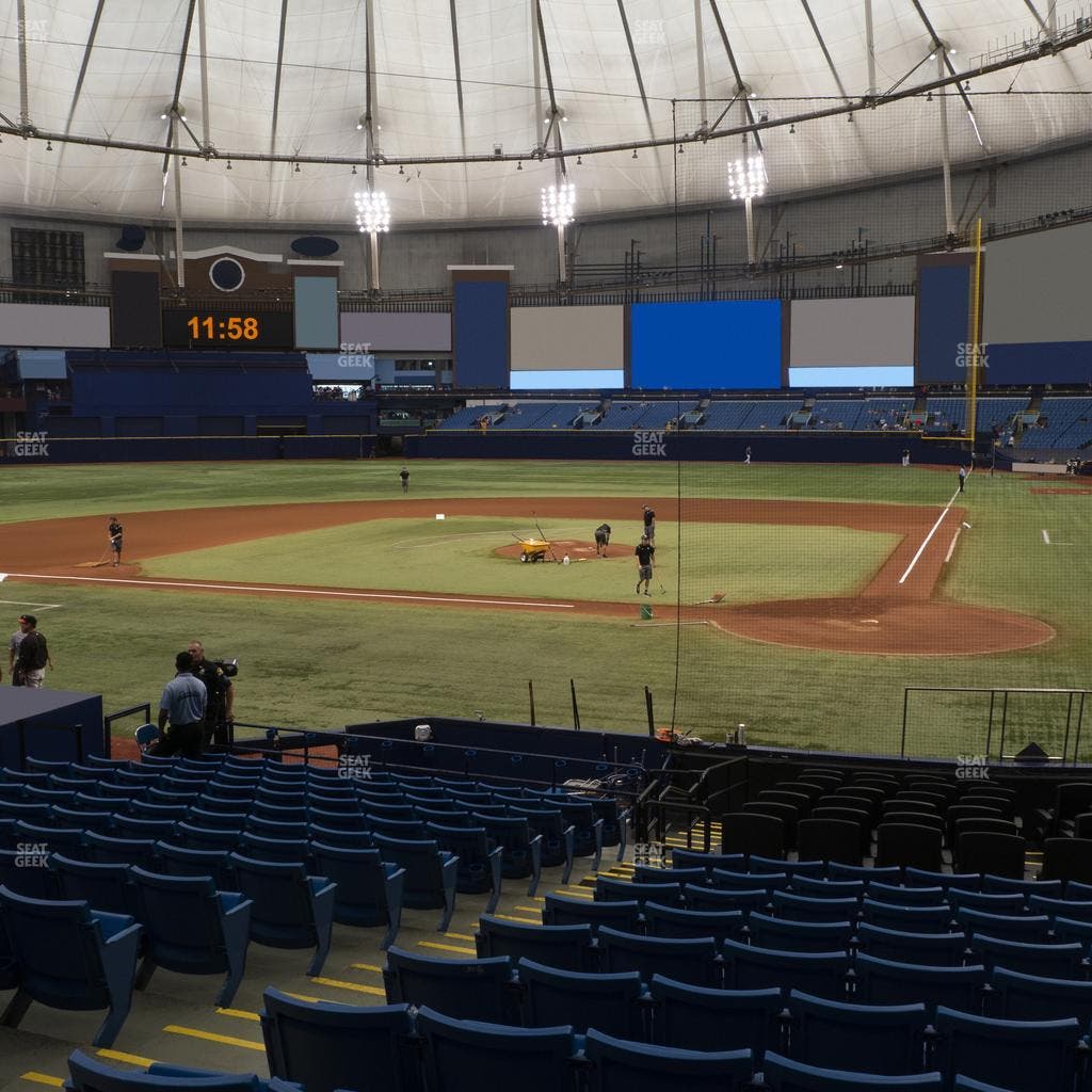Tropicana Field - Section 107 Seat View