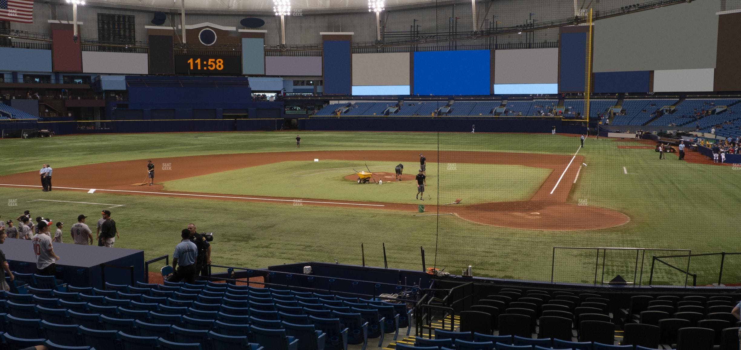 Tropicana Field - Section 107 Seat View