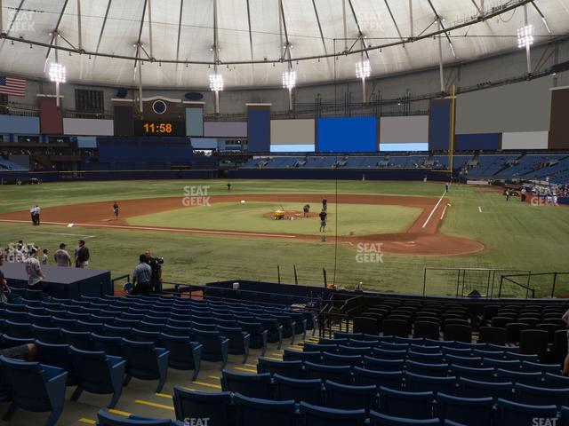Tropicana Field - Section 107 Seat View