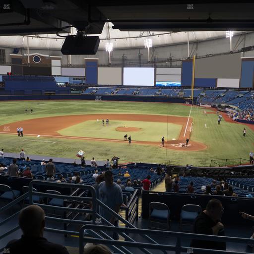 Tropicana Field - Section 107 Seat View