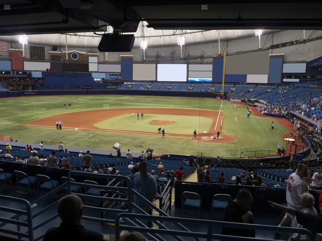 Tropicana Field - Section 107 Seat View