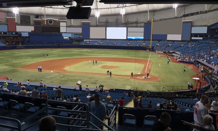 Tropicana Field - Section 107 Seat View