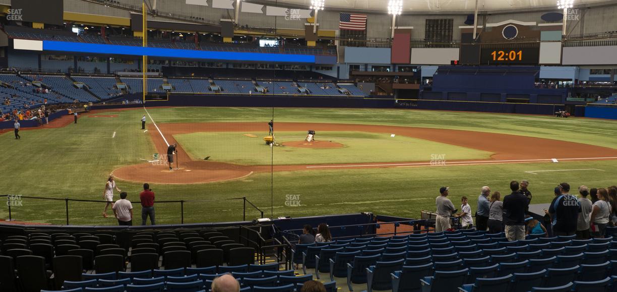 Tropicana Field - Section 108 Seat View