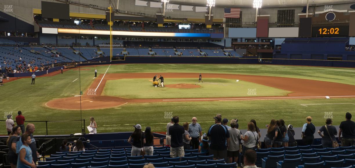 Tropicana Field - Section 110 Seat View