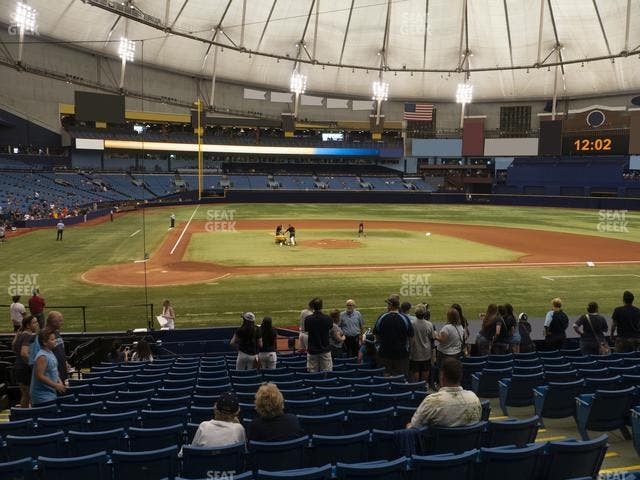 Tropicana Field - Section 110 Seat View