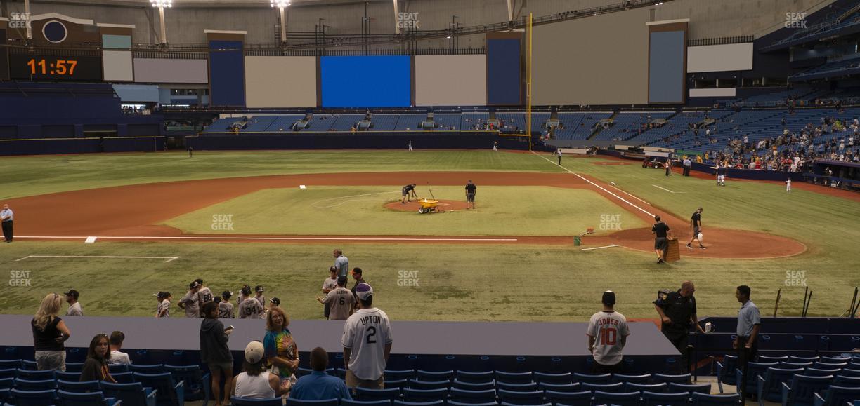 Tropicana Field - Section 111 Seat View