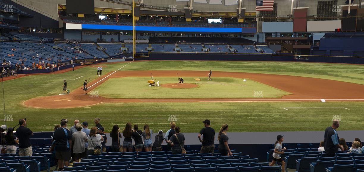 Tropicana Field - Section 112 Seat View