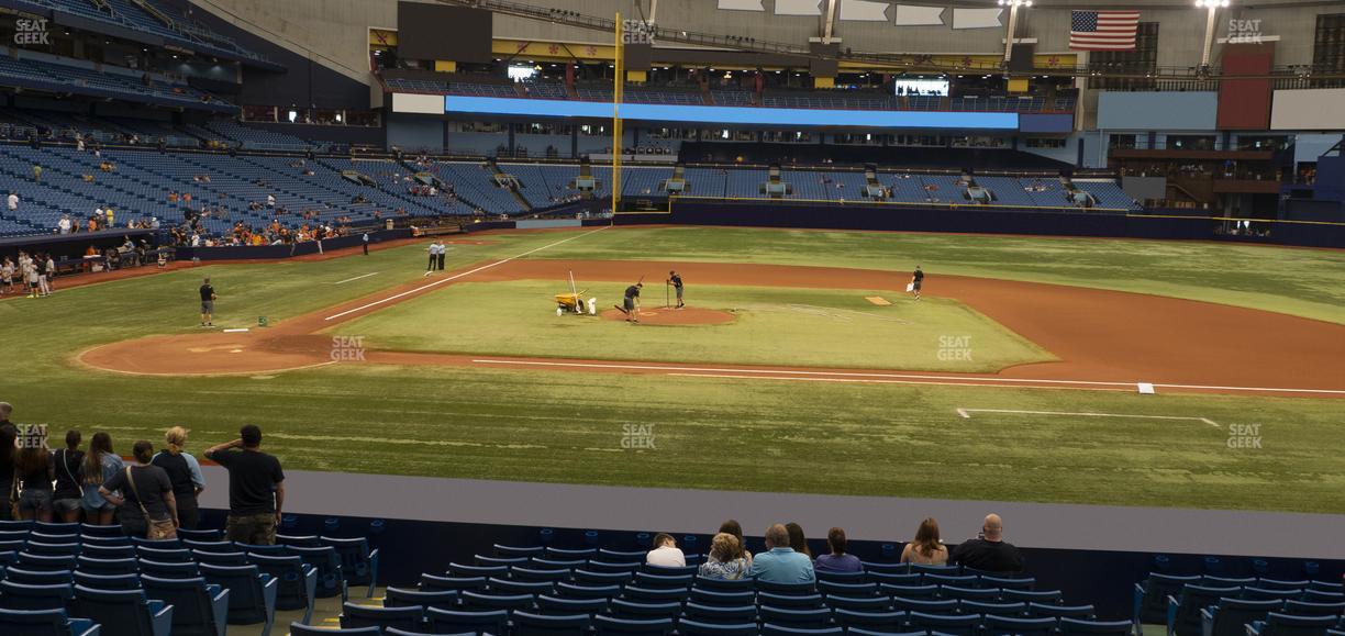 Tropicana Field - Section 114 Seat View