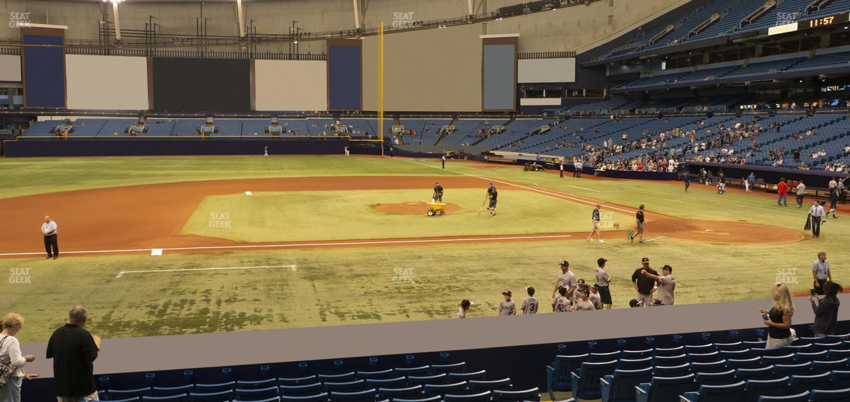 Tropicana Field - Section 115 Seat View