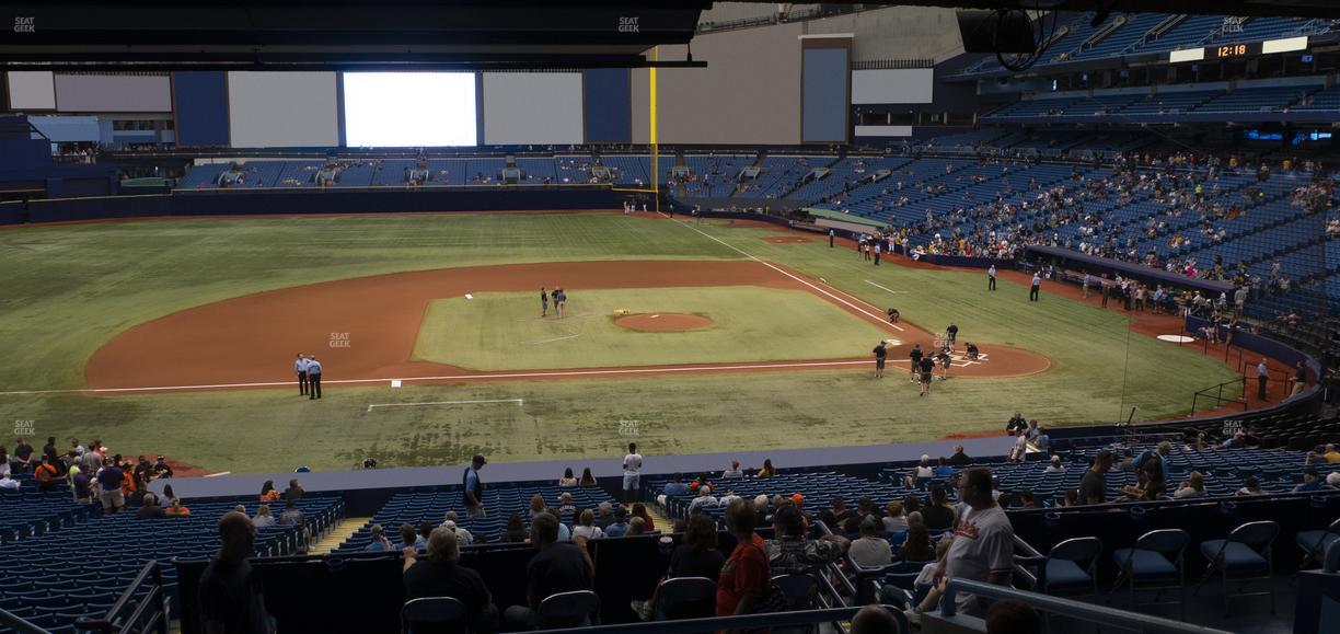 Tropicana Field - Section 115 Seat View