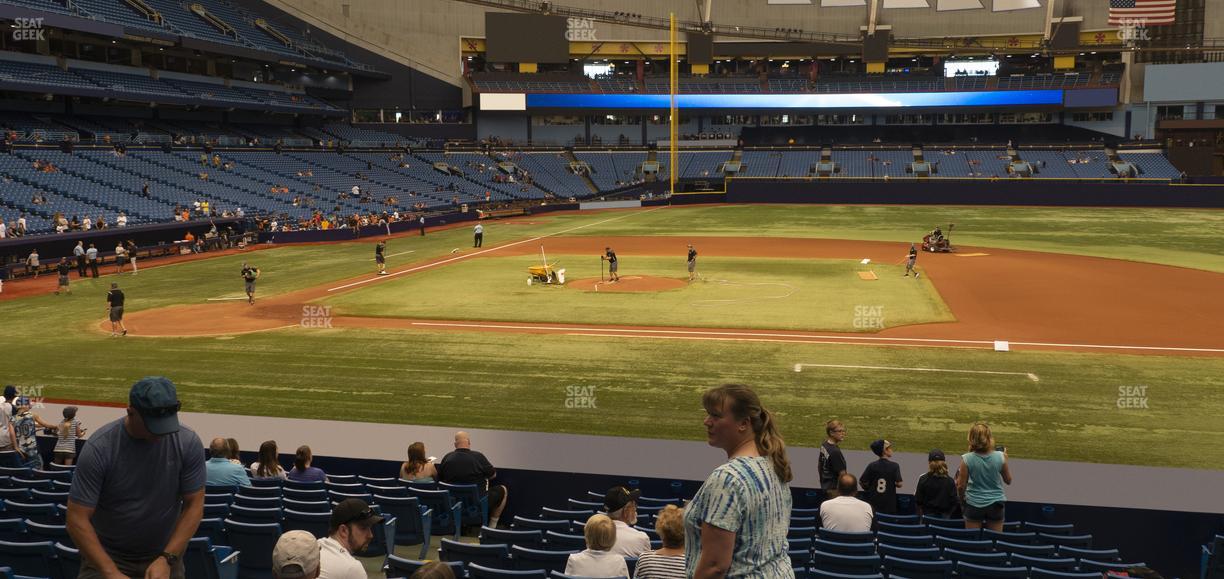 Tropicana Field - Section 116 Seat View
