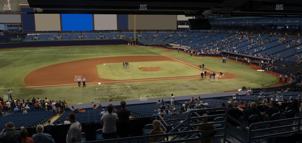 Tropicana Field - Section 117 Seat View