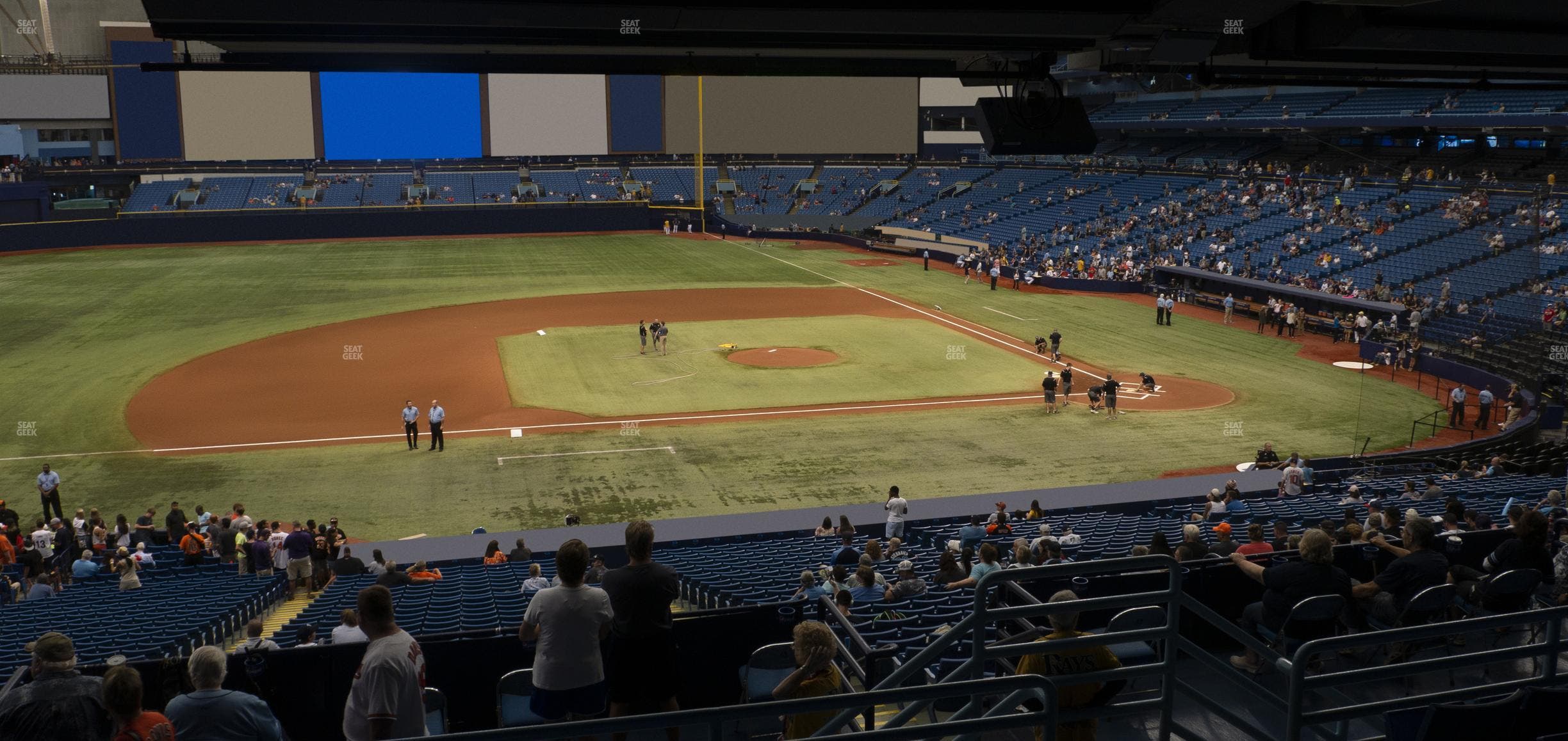 Tropicana Field - Section 117 Seat View