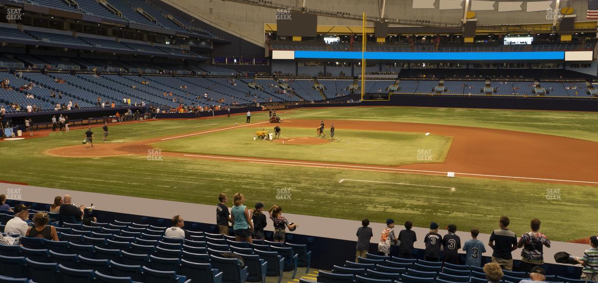 Tropicana Field - Section 118 Seat View