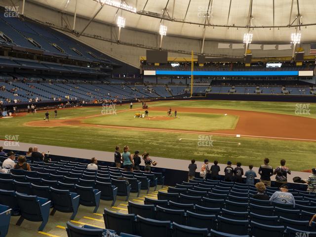 Tropicana Field - Section 118 Seat View