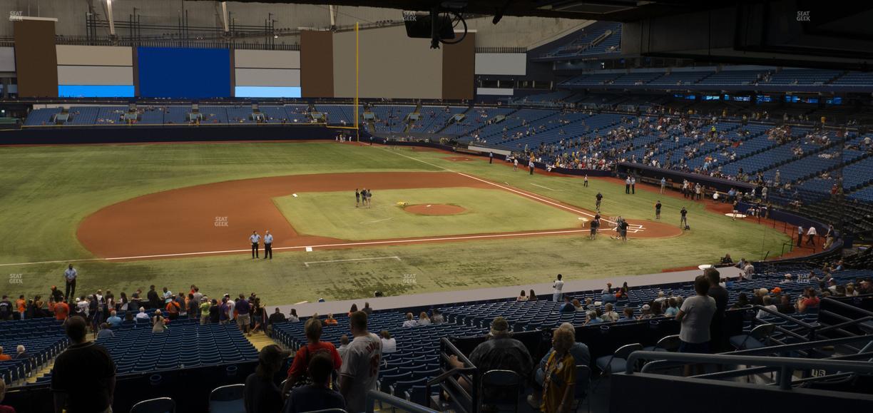 Tropicana Field - Section 119 Seat View