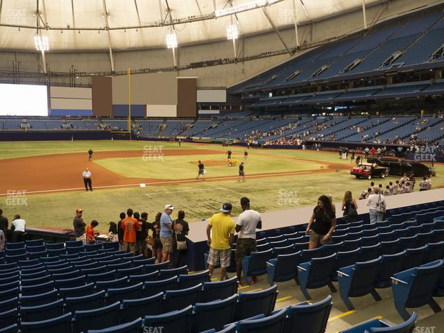 Tropicana Field - Section 119 Seat View