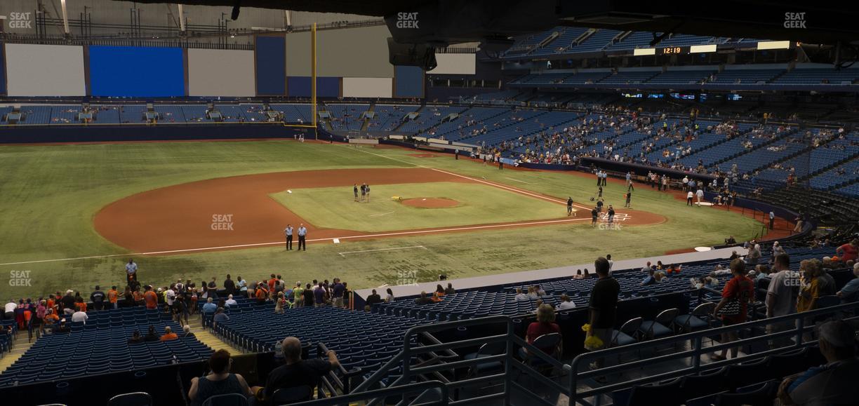 Tropicana Field - Section 121 Seat View