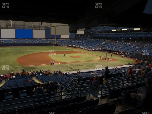 Tropicana Field - Section 121 Seat View