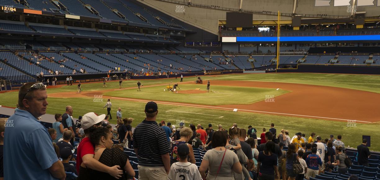 Tropicana Field - Section 122 Seat View