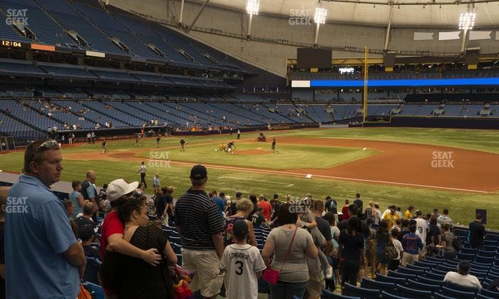 Tropicana Field - Section 122 Seat View