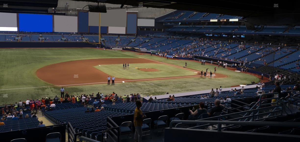 Tropicana Field - Section 123 Seat View