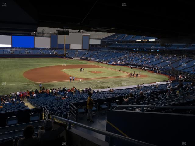 Tropicana Field - Section 123 Seat View