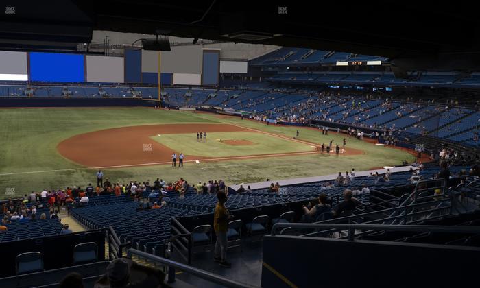 Tropicana Field - Section 123 Seat View