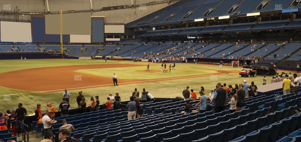 Tropicana Field - Section 123 Seat View