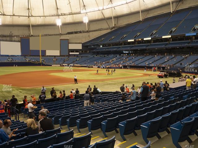 Tropicana Field - Section 123 Seat View