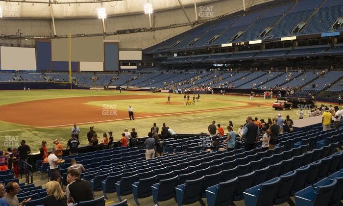 Tropicana Field - Section 123 Seat View