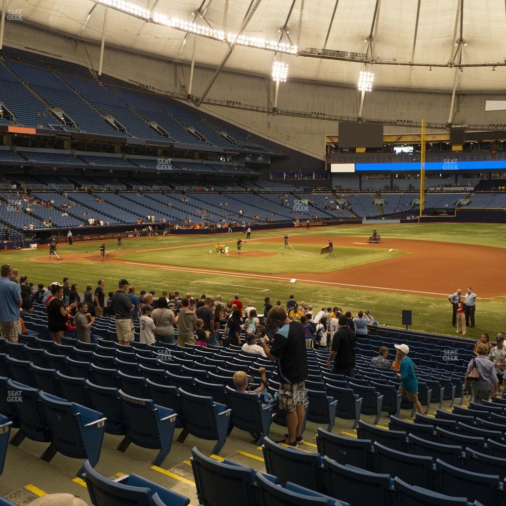 Tropicana Field - Section 124 Seat View