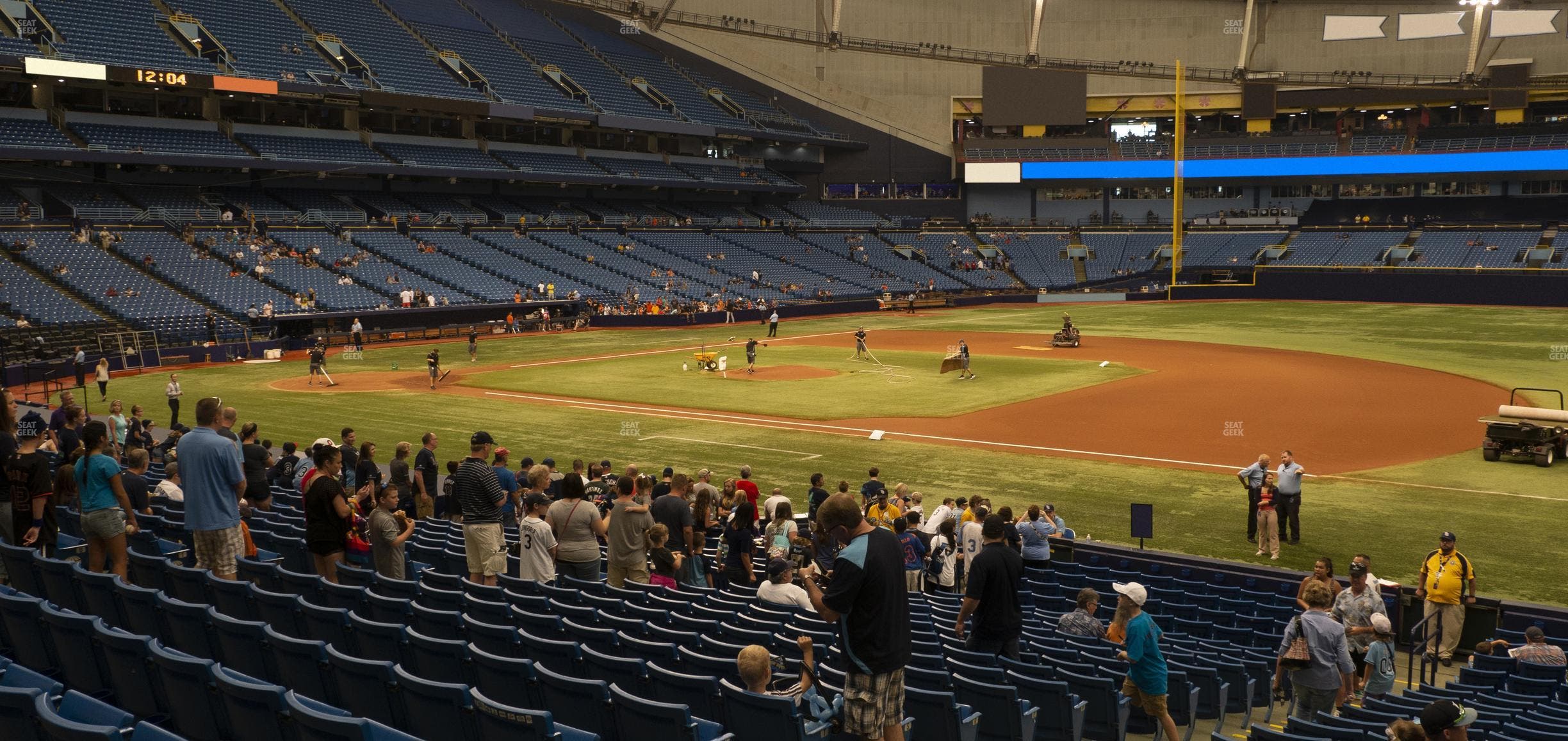 Tropicana Field - Section 124 Seat View
