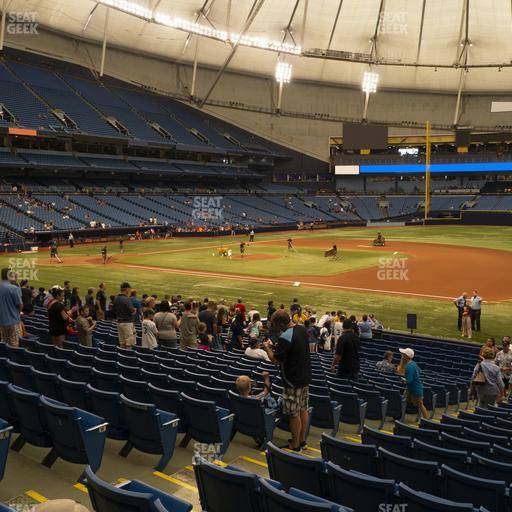 Tropicana Field - Section 124 Seat View