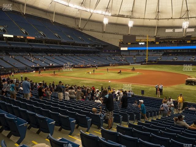 Tropicana Field - Section 124 Seat View