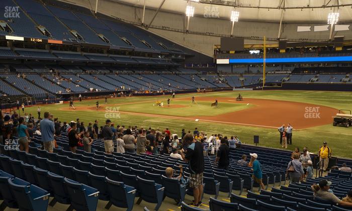 Tropicana Field - Section 124 Seat View
