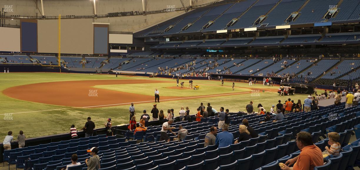 Tropicana Field - Section 125 Seat View
