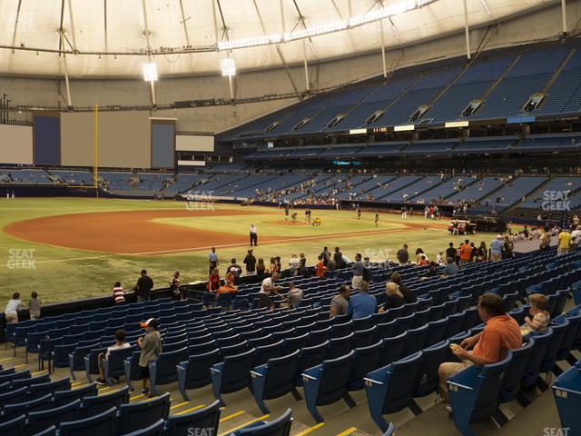 Tropicana Field - Section 125 Seat View