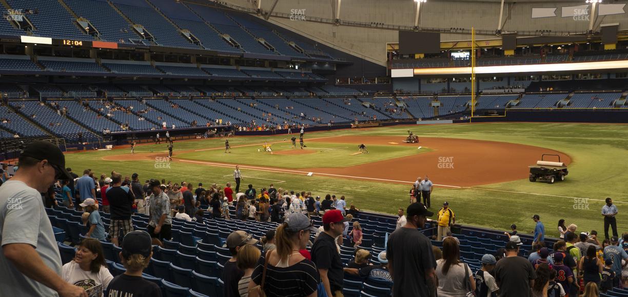Tropicana Field - Section 126 Seat View