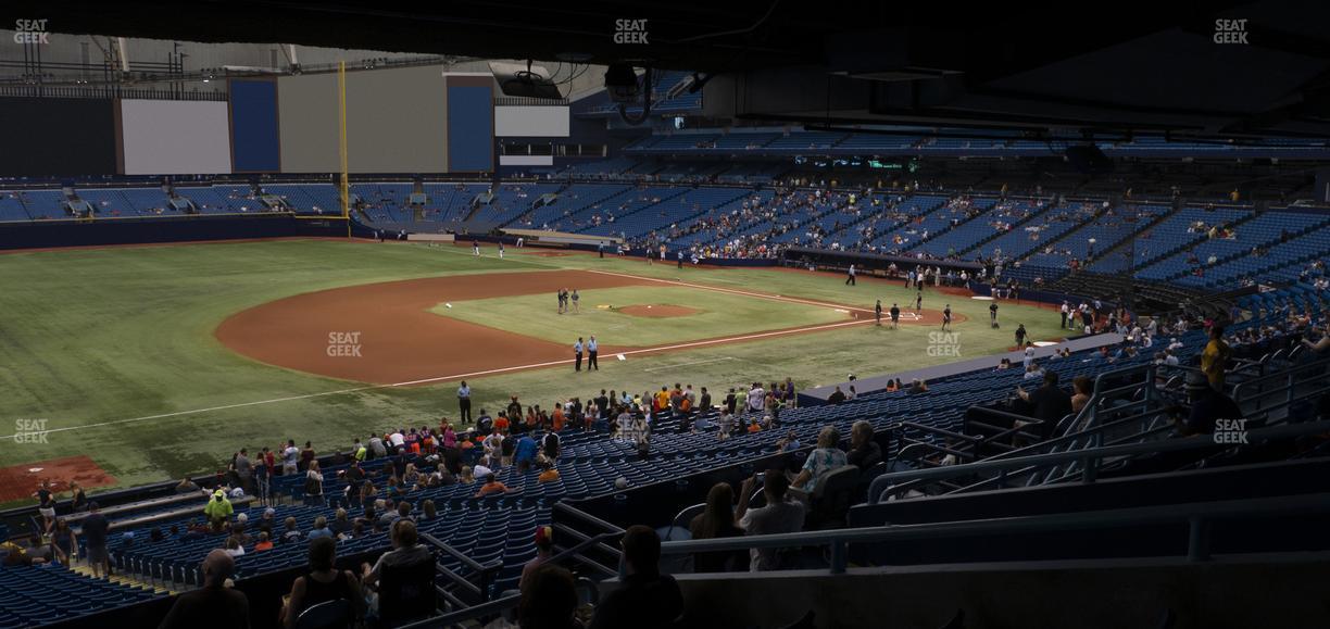 Tropicana Field - Section 127 Seat View