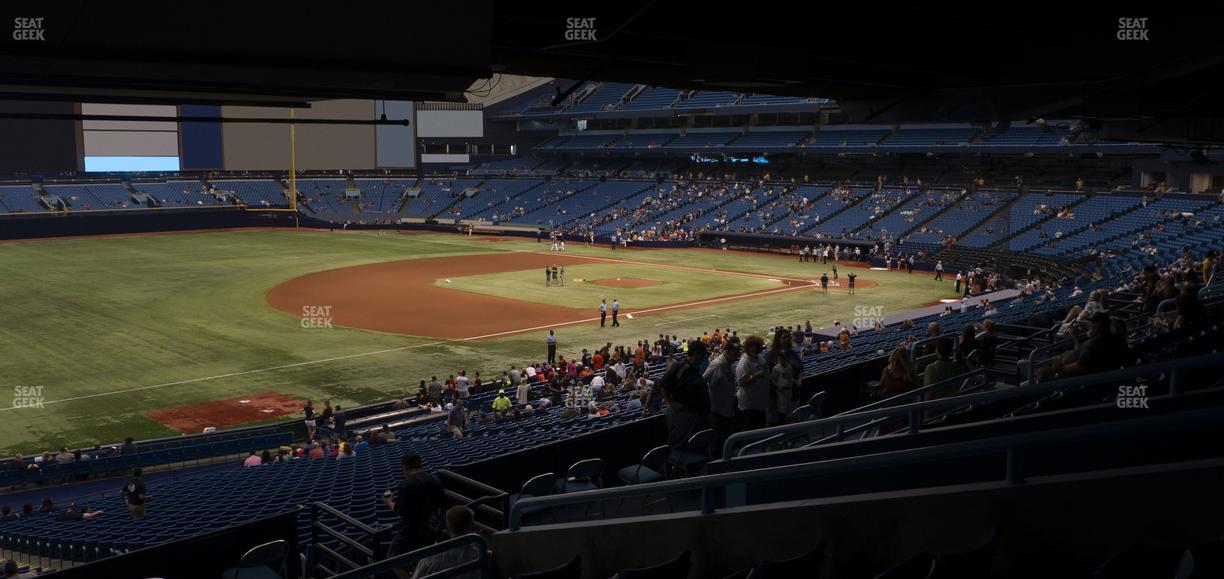 Tropicana Field - Section 129 Seat View