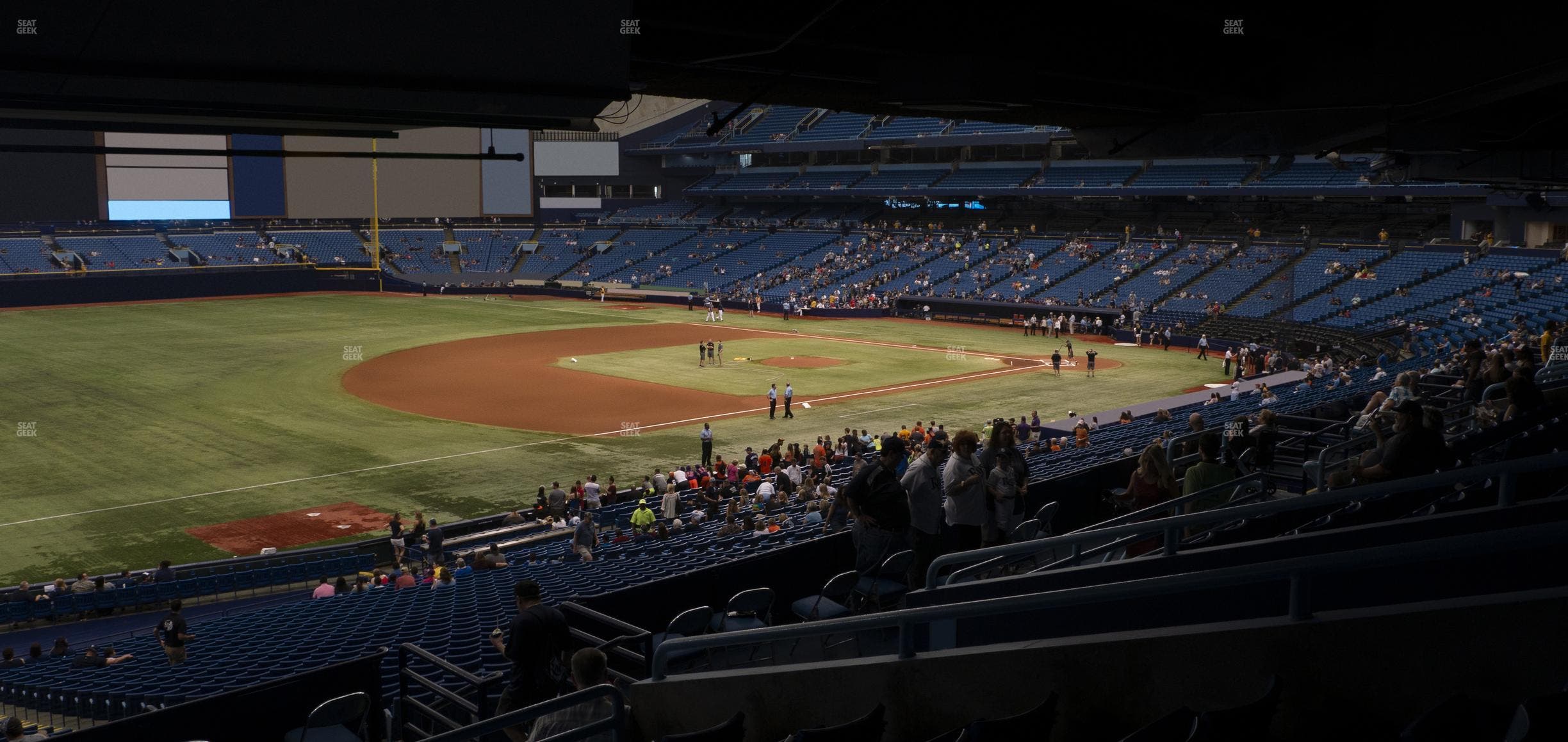 Tropicana Field - Section 129 Seat View