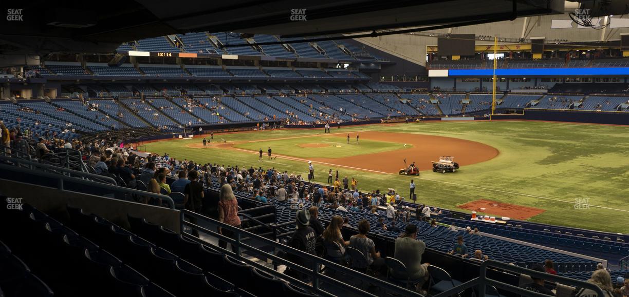 Tropicana Field - Section 130 Seat View