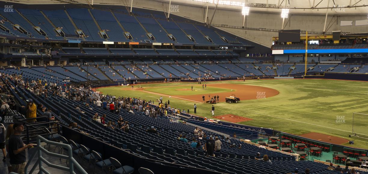 Tropicana Field - Section 132 Seat View
