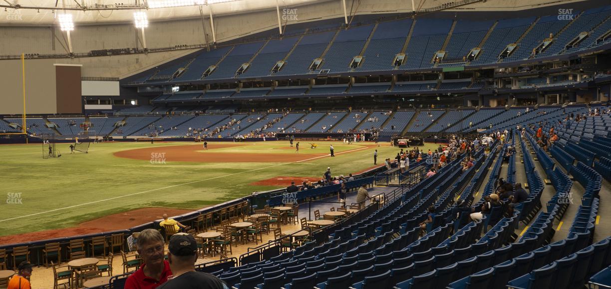 Tropicana Field - Section 133 Seat View