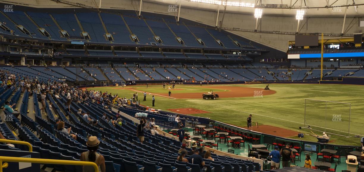 Tropicana Field - Section 134 Seat View
