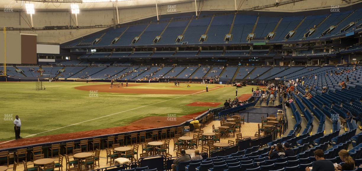 Tropicana Field - Section 135 Seat View