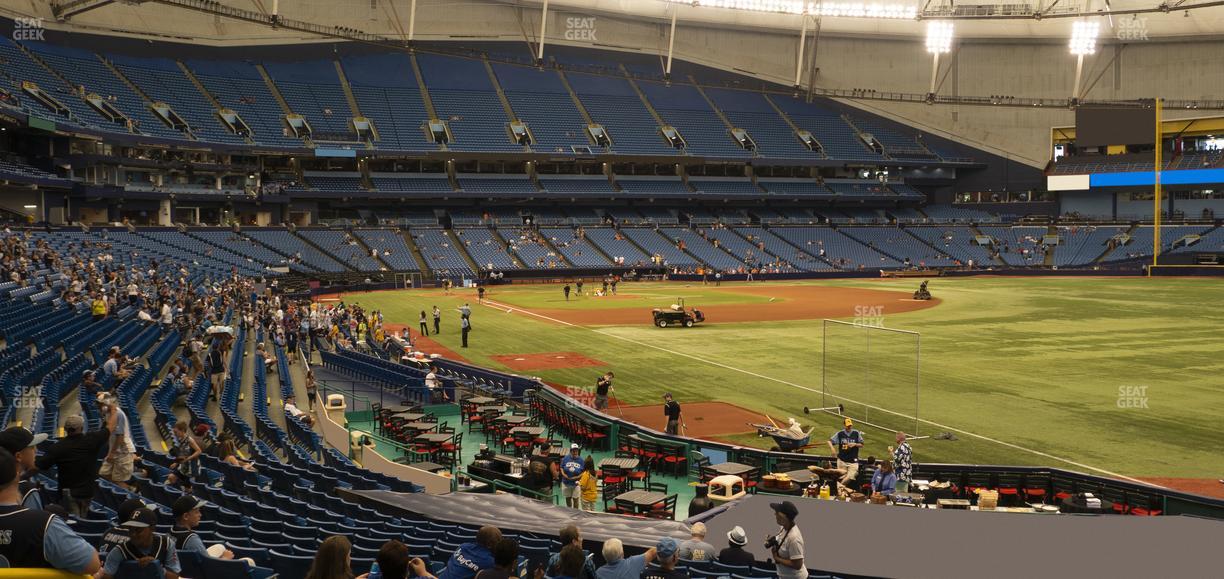 Tropicana Field - Section 136 Seat View
